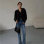 Fashion V-neck Sweater Coat for Women - Stylish Short and Long Sleeves