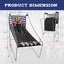 Gbruno Dual Shot Basketball Arcade Game - 8 Game Modes, 4 Balls