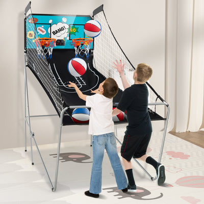 Dual Shot Basketball Arcade Game with 8 Game Modes
