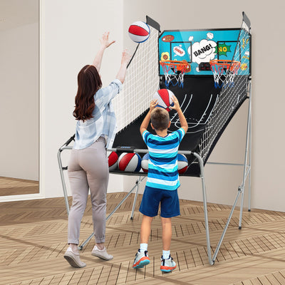 Dual Shot Basketball Arcade Game with 8 Game Modes