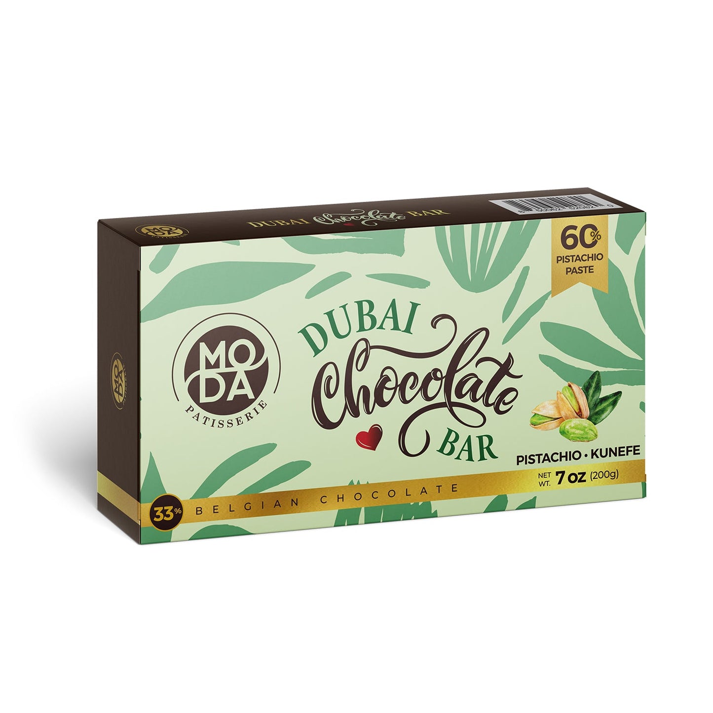 Barra de chocolate Moda Dubai – 200 g (7 oz) 