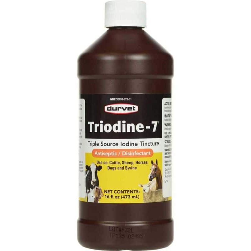 Strong Iodine Solution, 7% Tincture, 16 fl oz - USP Grade