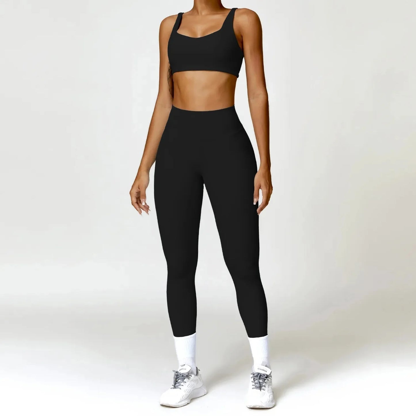 Conjunto de Sujetador y Pantalones de Tela Elegante