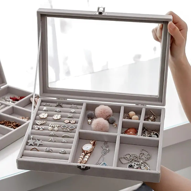 Organizador de Joyería de Terciopelo