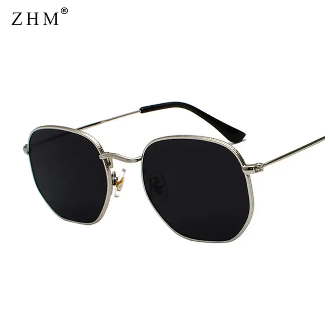 Luxury Classic Square Metal Frame Sunglasses
