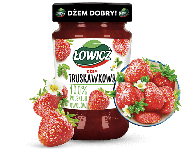 Mermelada de Fresa Lowicz (Truskawkowy) 450g