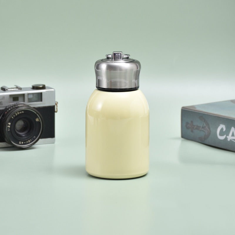 Mini 304 stainless steel chubby thermos cup double layer vacuum portable portable pocket cup gift cup - Korvel