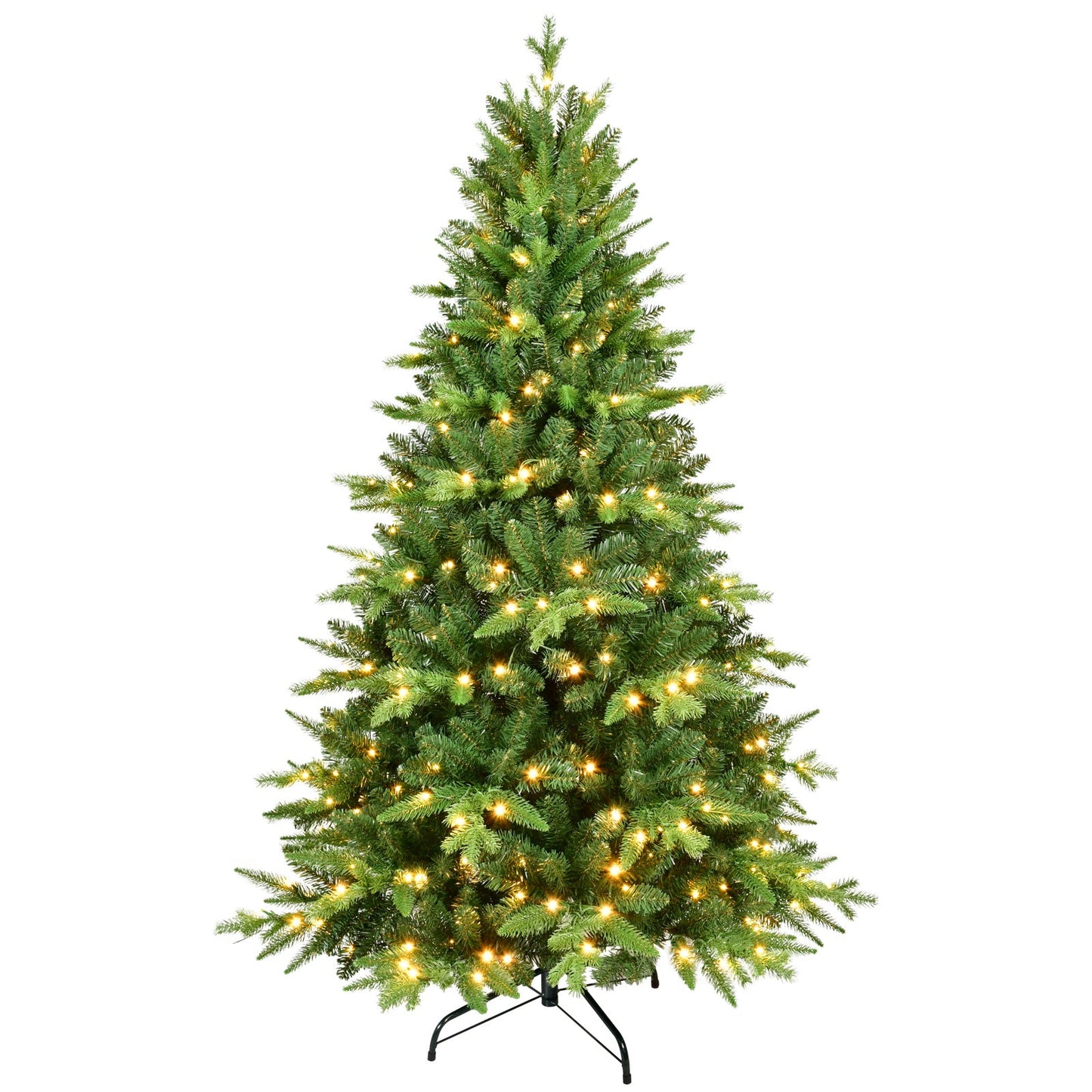 6FT Prelit Christmas Tree with PE & PVC