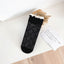 1 pair of socks for women summer thin black middle tube socks Japanese lace ballet style socks mesh breathable pile socks - Korvel