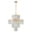 Luxury Crystal Chandelier Modern Chandeliers Lights Fixture Hanging Pendant Light Fixture Dia 19.7 Inch - Korvel