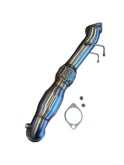 SPDZ1 3-Inch High-Performance Downpipe with High-Flow Cat for 2013+ Ford Focus ST - Korvel