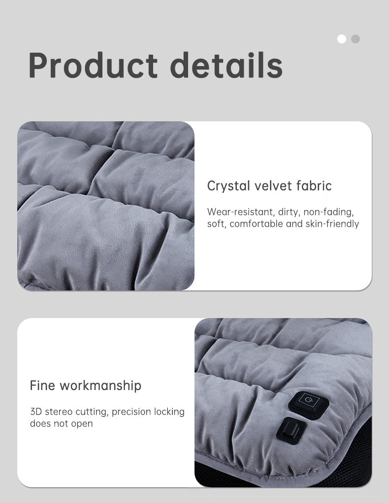 45X45cm USB Heating 3-speed Thermostat Cushion Office Sedentary Car Home Dual-use Winter Warm Physiotherapy Electric Heating Pad - Korvel