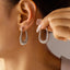 Titanium Steel U Shape Earrings - Korvel