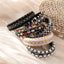 Retro Baroque colored glass drill sponge hair hoop - Korvel