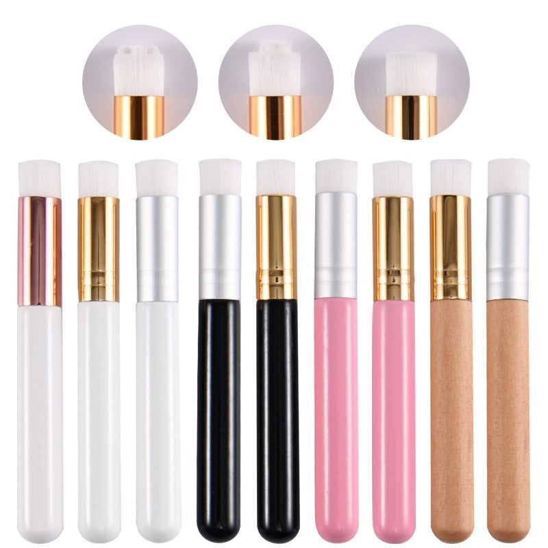 Washing Nose Brush Gods Deep Clean Pores Blackheads Convenient Fine Soft Bristles Manual Beauty Cleaning Flat Head Cleansing Brush - Korvel