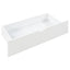 Full Size House Platform Bed with Two Drawers Headboard and Footboard,Roof Design White - Korvel