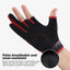 Outdoor sports autumn and winter anti slip breathable dew three finger wear-resistant and anti cutting lure fishing gloves - Korvel