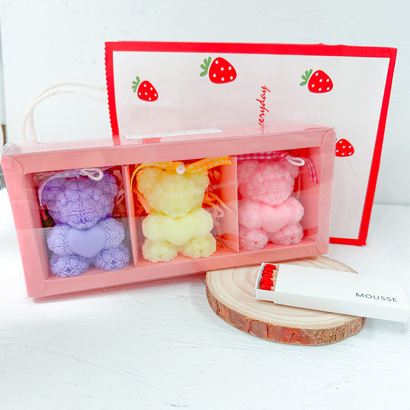 Aromatherapy Strawberry Candle Gift Box: Ideal birthday present, cute decor for girls, and perfect hand - gift for friends. - Korvel