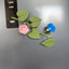 Morning Glory Magnets 3D printed artificial morning glory refrigerator sticker decoration - Korvel