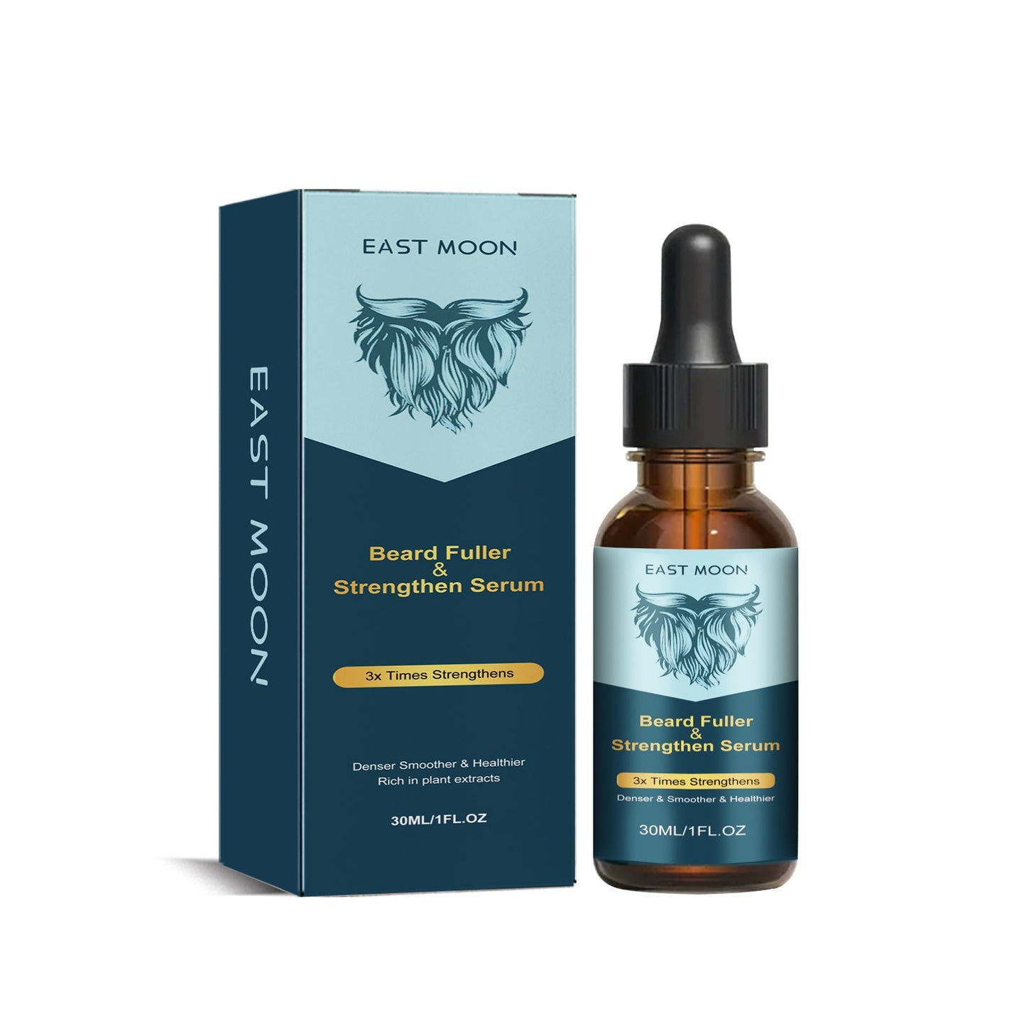 Beard Strengthening Serum for Fuller, Softer Facial Hair