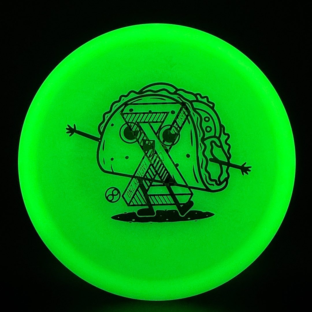 Glow C-Blend Centurion - X-Out Taco Disc Golf Driver