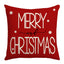 Grid Christmas linen pillowcase, Christmas tree snowflake home decoration pillowcase, sofa cushion pillowcase - Korvel