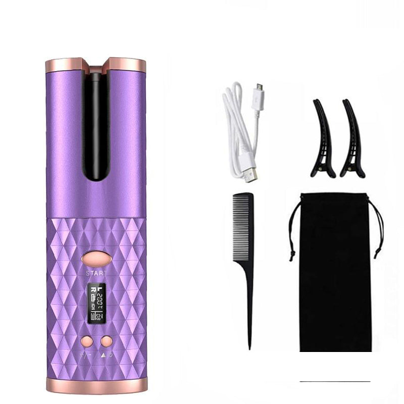 Fer à friser automatique portable avec chargement USB