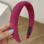 Candy colored velvet with wide edge sponge headband flocking - Korvel