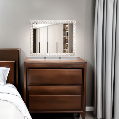 LED Crystal Mirror Light with Dimmable Functionality