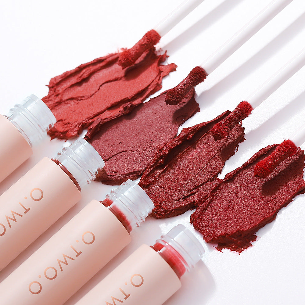Soft Velvet Mist First Love Lip Slime Blush Eyeshadow Can Be Used For Three Velvet Non-Stick Cups Do Not Lose Color SE001 - Korvel