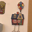 Crayon Shin chan couple keychain refrigerator sticker Simpson family flying house travel notes mobile castle couple pendant - Korvel