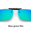 Gafas de sol clip-on polarizadas con espejo UV400