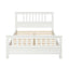 Wood Platform Bed with Headboard and Footboard  Full - Korvel