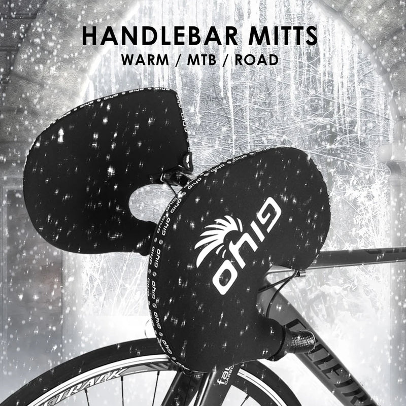 Winter Mountain Road Bicycle Bar Mitts Glove Bike Handlebar Mittens Warmer Cover Cycling Coldproof Hand Warmer Equipment - Korvel