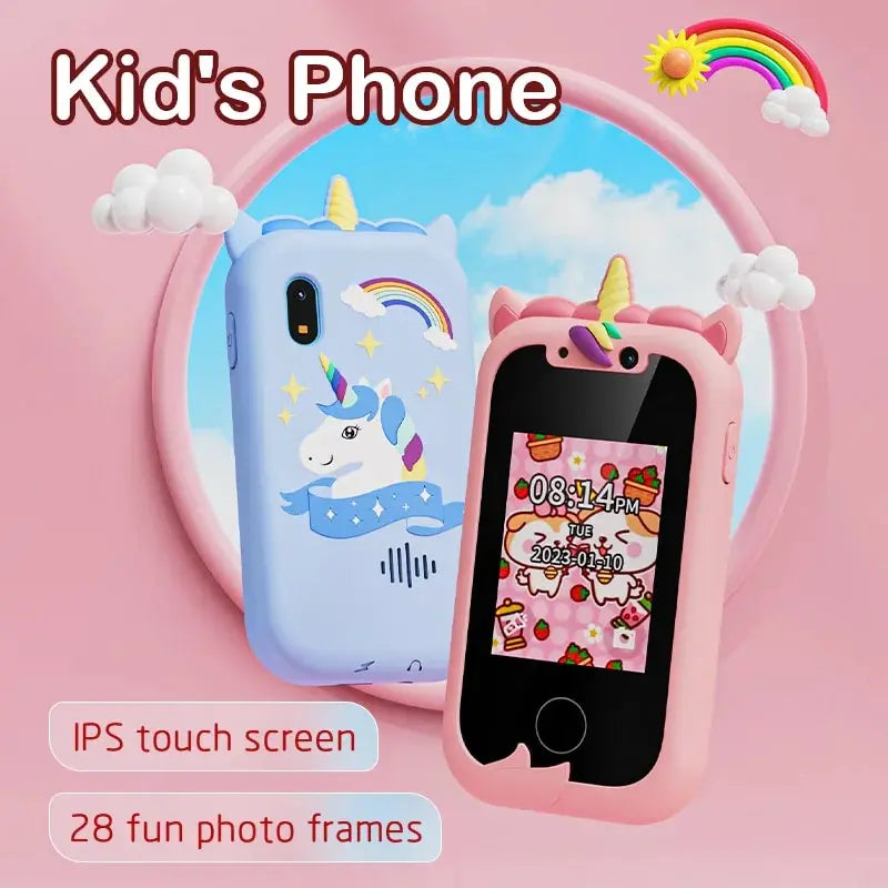 Kids Smart Phone Camera Toy - Touchscreen Learning Device