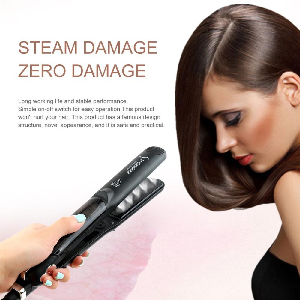 450F ceramic steam straightener porcelain steam rapid heating - Korvel