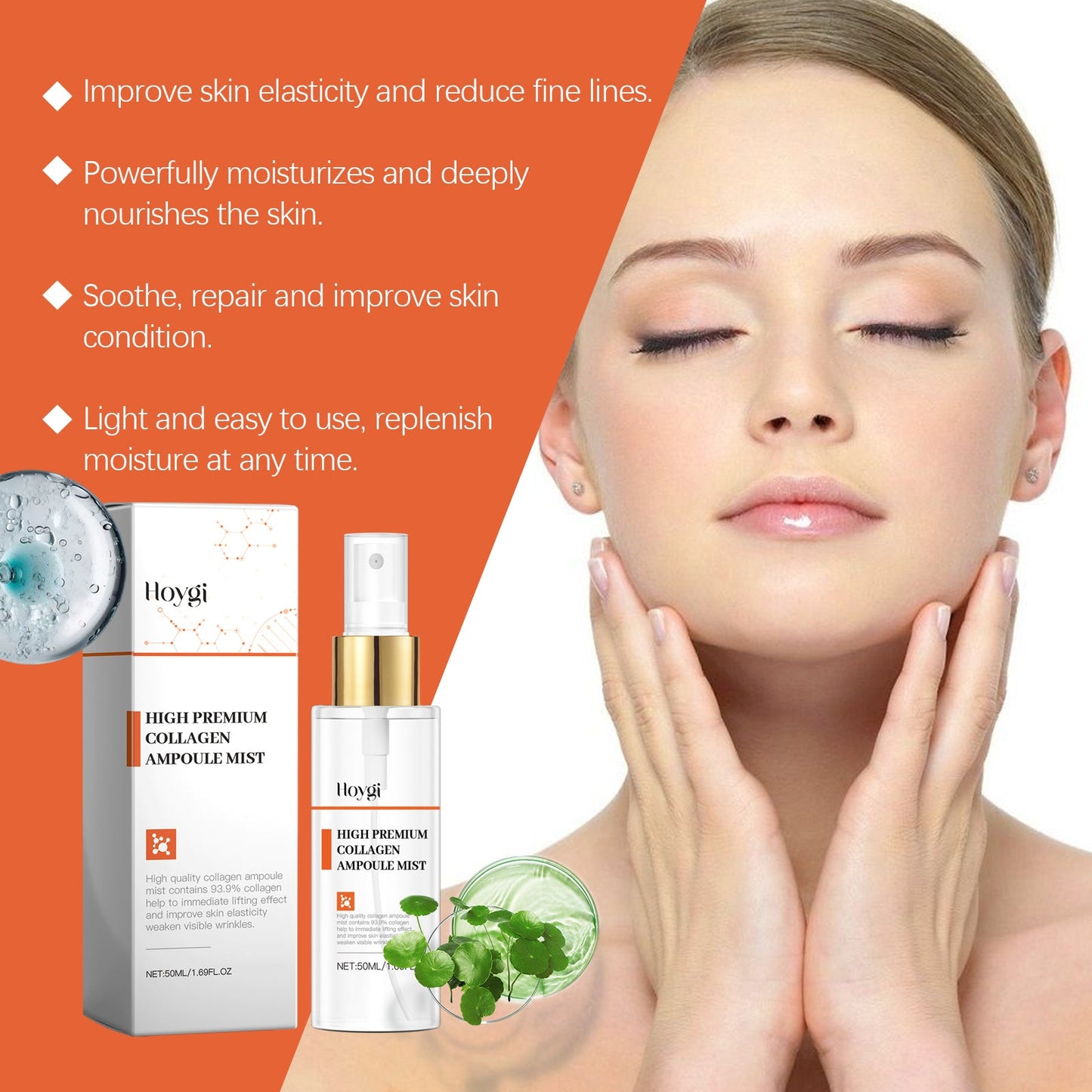 Hydrating Collagen Ampoule Spray for Radiant Skin