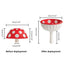 Mushroom Funnel Household Mini Funnel Kitchen Wine Oil Silicone Funnel - Korvel