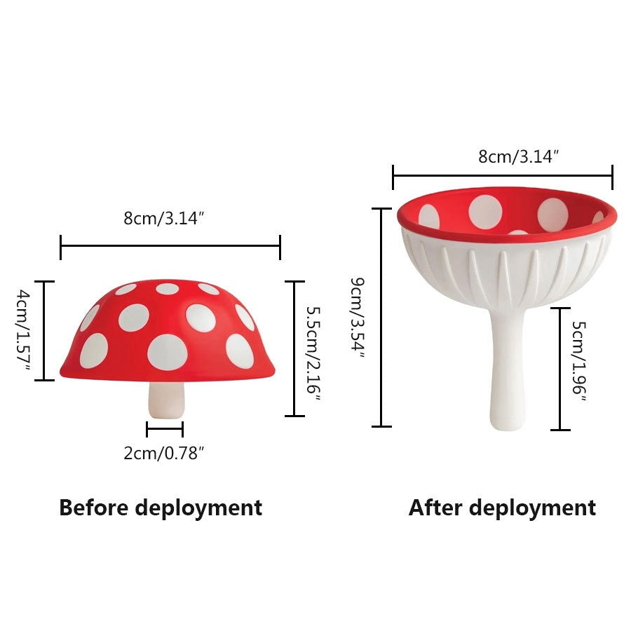 Mushroom Funnel Household Mini Funnel Kitchen Wine Oil Silicone Funnel - Korvel