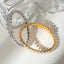 Stainless Steel Inlaid Zircon Bracelet - Korvel