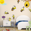 Calcomanías de Pared de Abejas Voladoras y Colmenas