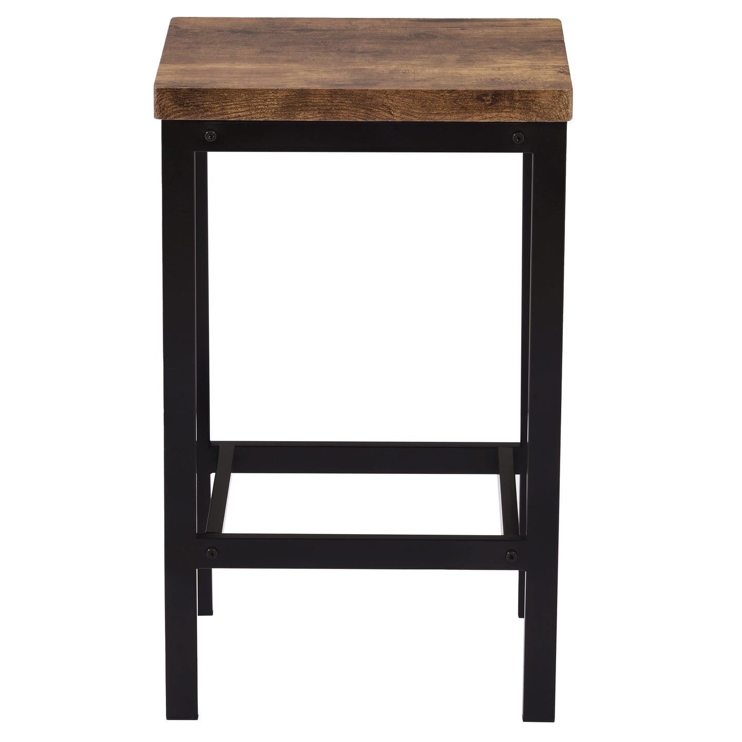 TOPMAX Counter Height Extra Long Dining Table Set with 3 Stools Pub Kitchen Set Side Table with Footrest Brown - Korvel