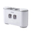 Toothbrush rack wall-mounted punch-free bathroom wall-mounted suction toothbrush set - Korvel