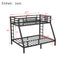 Metal Twin XL over Queen Bunk Bed for Teens and Adults,Space-Saving/Noise Reduced/No Box Spring Needed - Korvel