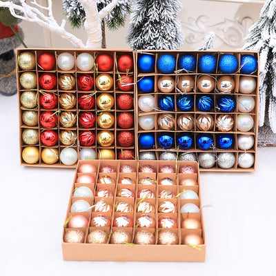 Christmas balls Christmas gifts decorations a variety of mixed 36PCS - Korvel