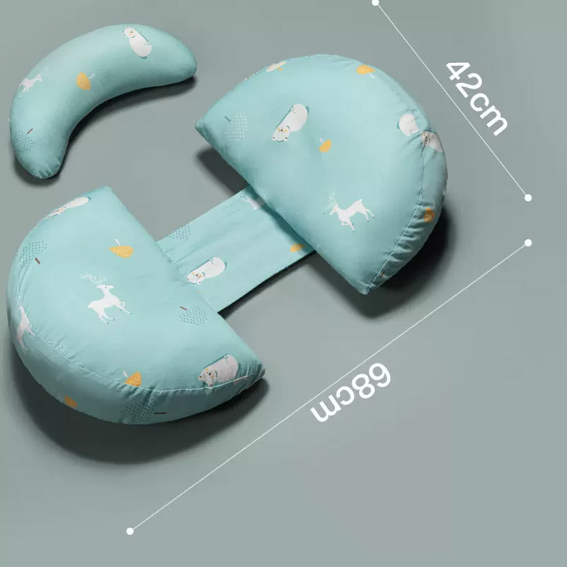 U-shaped pregnant woman pillow waist side sleeping pillow waist protection pregnant woman pillow - Korvel