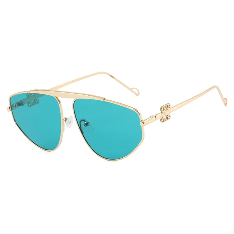 Irregular Frameless Sunglasses - UV400 Protection