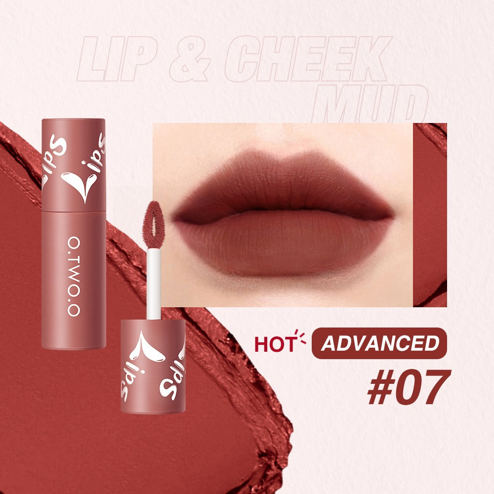 O.TWO.O Lip Clay Matte Dual-Use Lipstick & Blusher