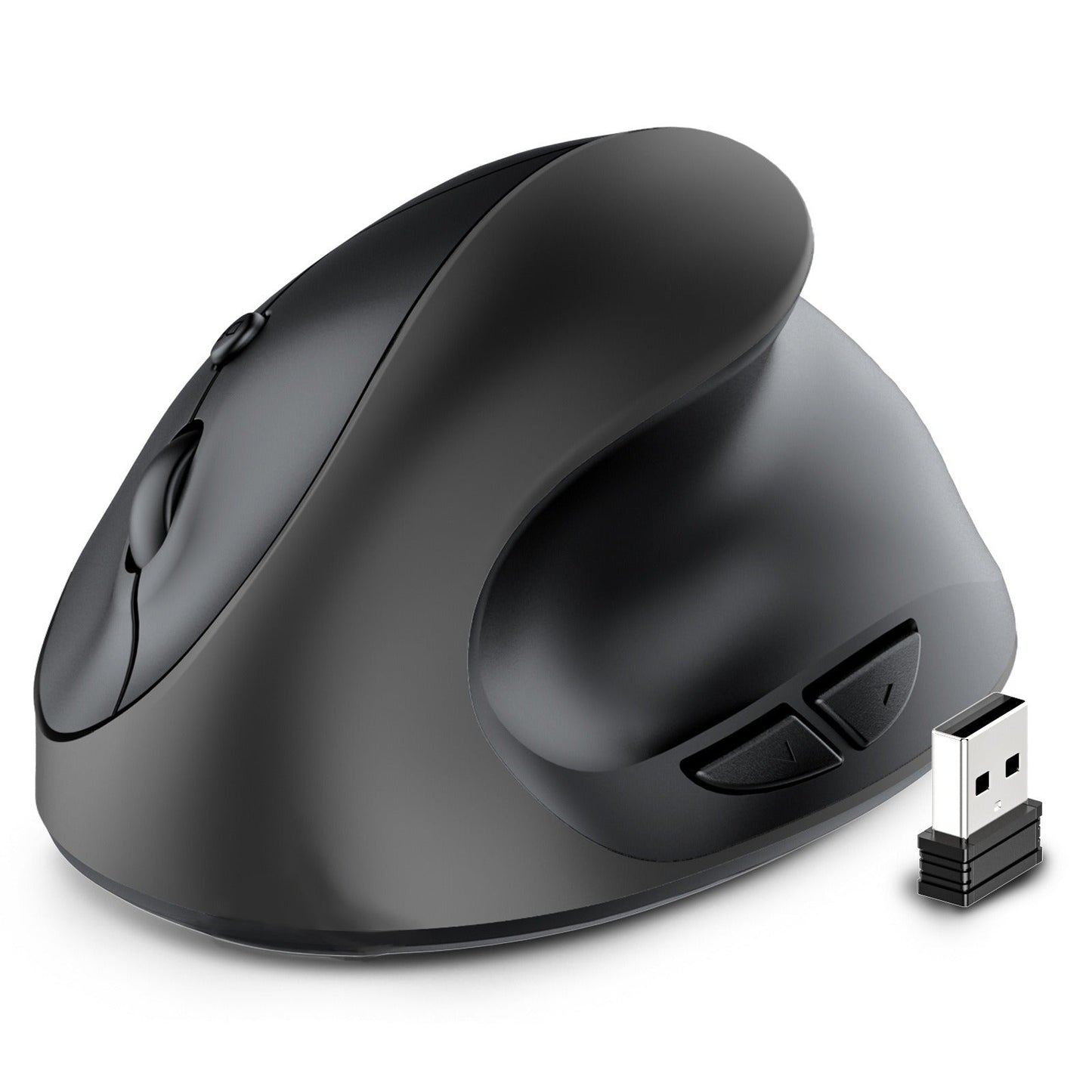 Vertical vertical grip rechargeable silent wireless anti mouse hand designer drawing office creative ergonomic mouse - Korvel
