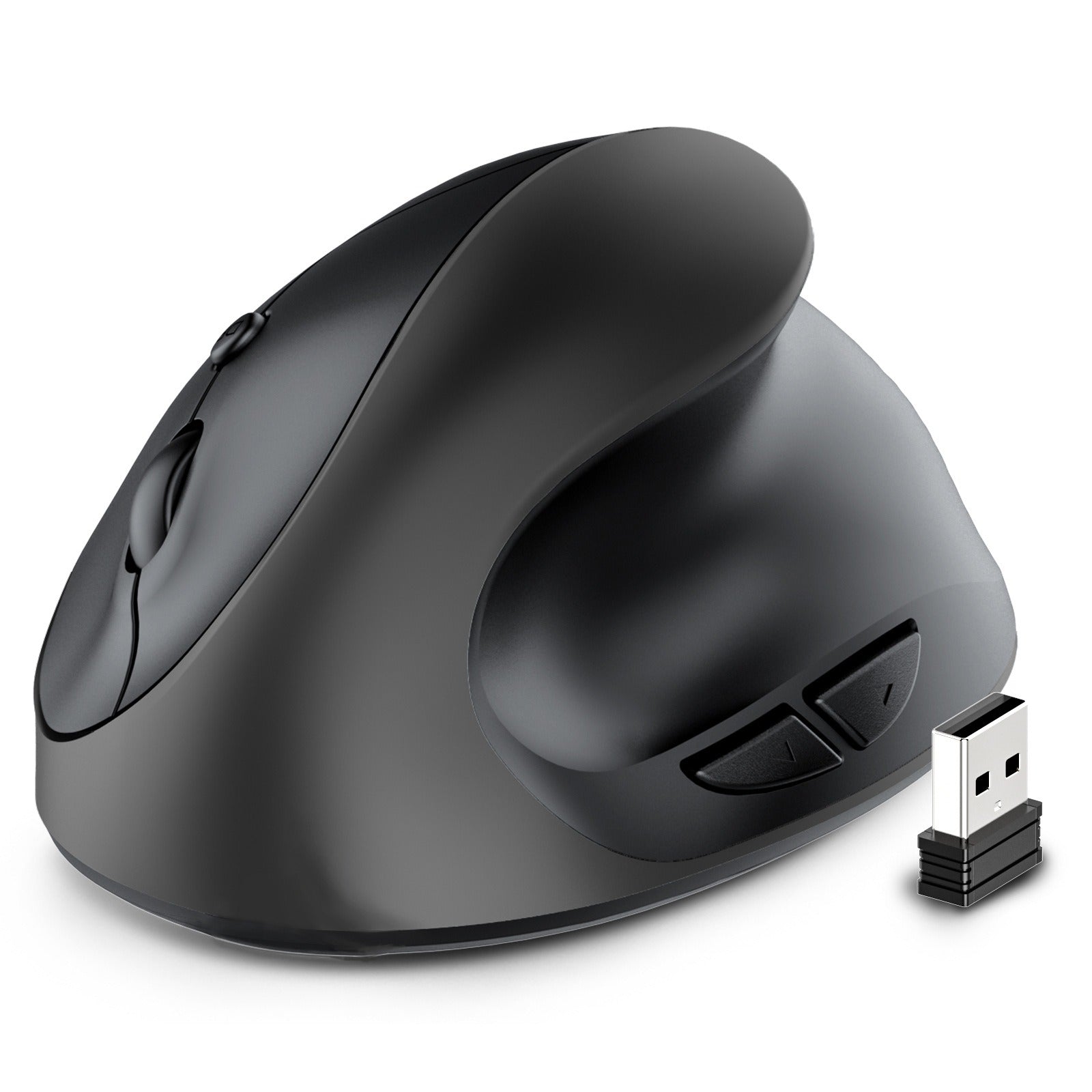 Vertical vertical grip rechargeable silent wireless anti mouse hand designer drawing office creative ergonomic mouse - Korvel
